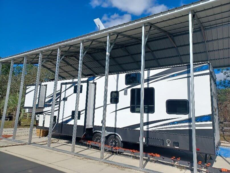 Metal Carports RV Storage