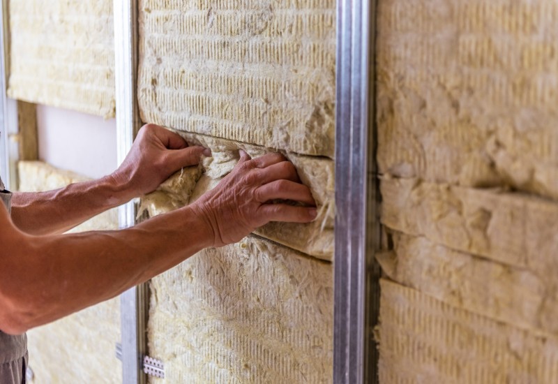 Metal building insulation