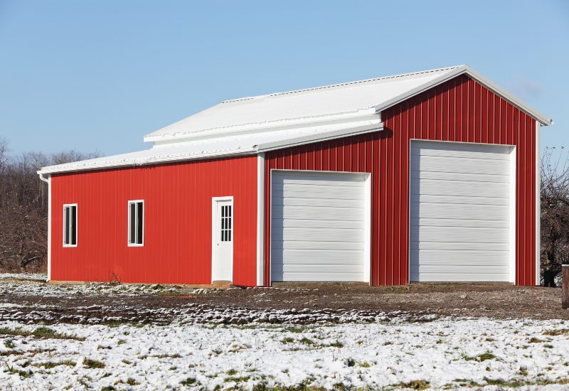 Metal building foundations
