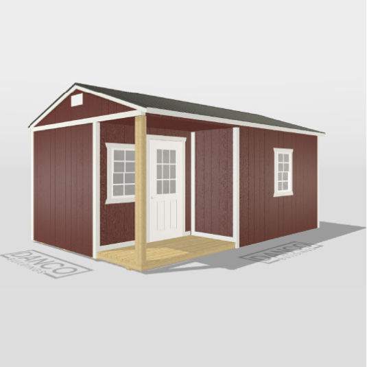 AcadianaDiscountPotable woodBuildings corner porch cabin