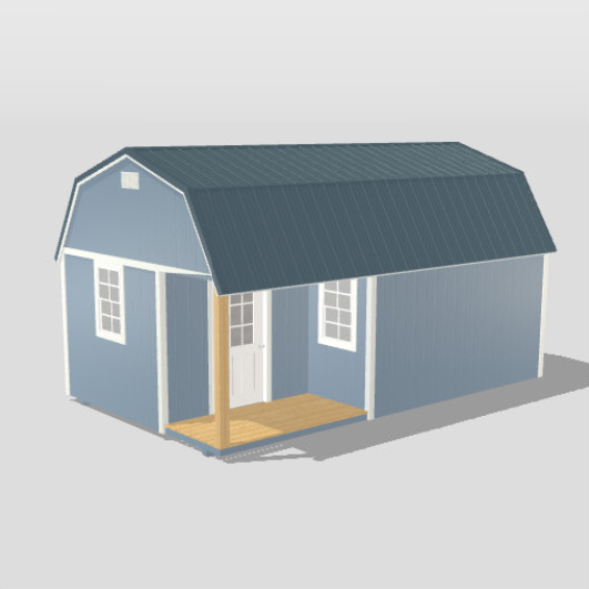 AcadianaDiscountPotable woodBuildings corner porch lofted cabin