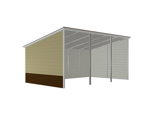 Portable metal building provider